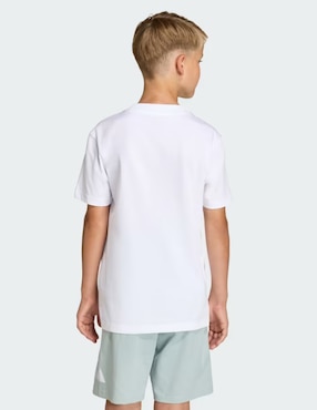 Playera deportiva Adidas para entrenamiento de niño