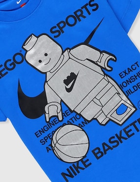Playera deportiva para básquetbol Nike para niño