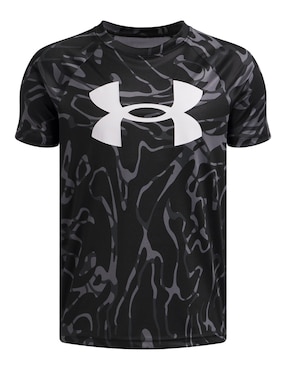 Playera deportiva para entrenamiento Under Armour Ua Tech Big Logo Printed de niño
