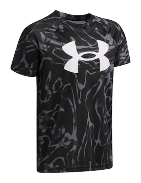 Playera deportiva para entrenamiento Under Armour Ua Tech Big Logo Printed de niño