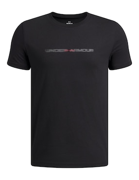 Playera deportiva para entrenamiento Under Armour UA B WM Blur SSBLK de niño