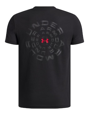 Playera deportiva para entrenamiento Under Armour UA B WM Blur SSBLK de niño