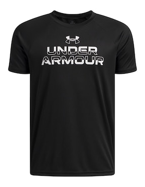 Playera deportiva para entrenamiento Under Armour UA Tech Split Wordmark de niño
