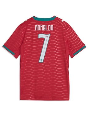Jersey de Selección de fútbol de Portugal local de Ronaldo Mundial Puma jugador para niño