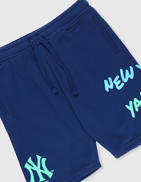 Short con bolsillos Mlb New York Yankees para básquetbol niño