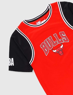 Playera para básquetbol Nba Chicago Bulls para niño