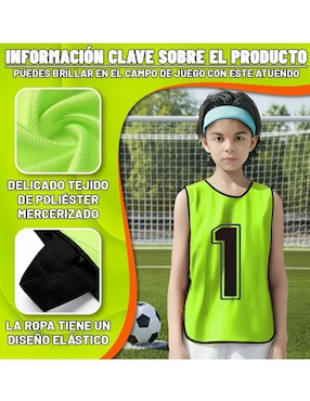 Set Casaca Xtellar de Fútbol infantil