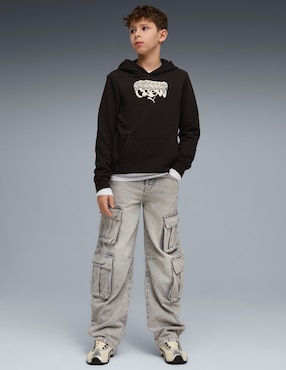 Sudadera Puma con capucha y bolsa para niño