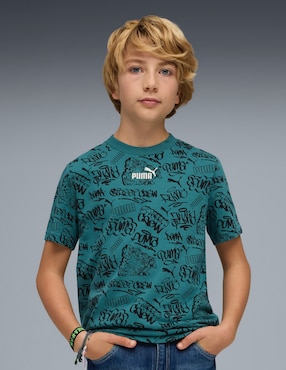 Playera deportiva para entrenamiento Puma de niño