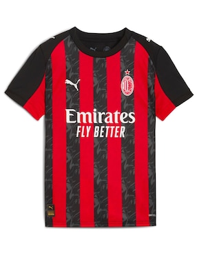 Jersey de  AC Milan local manga corta Puma fan para niño