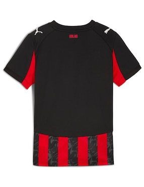 Jersey de AC Milan local manga corta Puma fan para niño