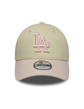 Gorra visera curva correa ajustable para béisbol New Era K League Essential Mlb Los Angeles Dodgers para adulto