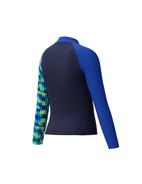 Wetshirt Speedo estampado bloques de color para niño