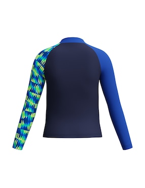 Wetshirt Speedo estampado bloques de color para niño