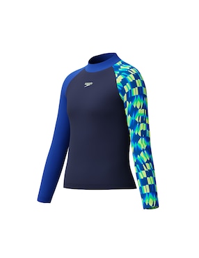 Wetshirt Speedo estampado bloques de color para niño