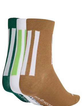 Set de calceta comfort para entrenamiento Adidas para niño 3 pares