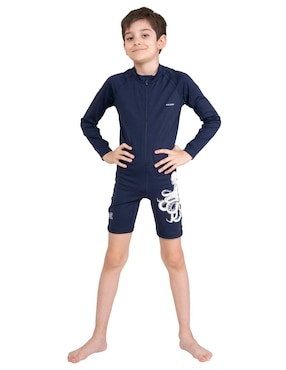 Wetsuit Fullsand estampado liso para niño