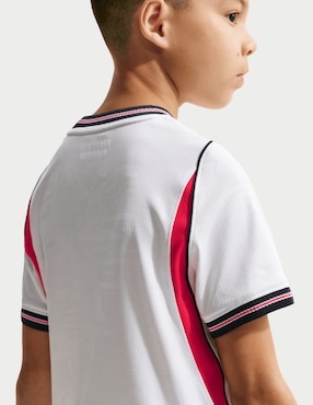 Jersey de Selección de fútbol de Inglaterra local manga corta Mundial Nike fan para niño