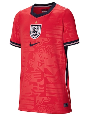Jersey de Selección de fútbol de Inglaterra visitante manga corta Mundial Nike fan infantil
