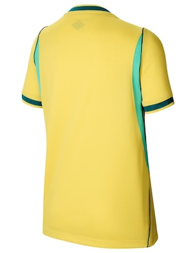 Jersey de Selección de fútbol de Brasil local manga corta Mundial Nike jugador para niña