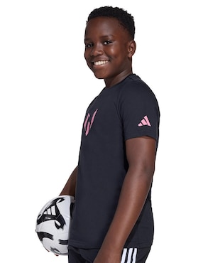 Playera deportiva para fútbol Adidas de niño