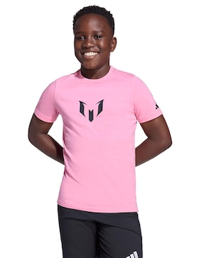 Playera deportiva para fútbol Adidas de niño