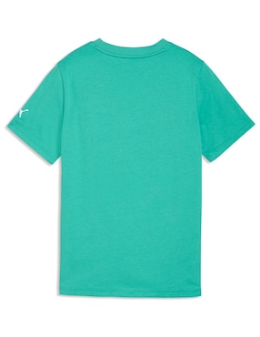 Playera deportiva para entrenamiento Puma Active Sports Big Graphic Tee B de niño