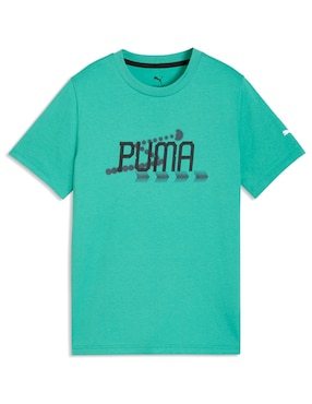 Playera deportiva para entrenamiento Puma Active Sports Big Graphic Tee B de niño