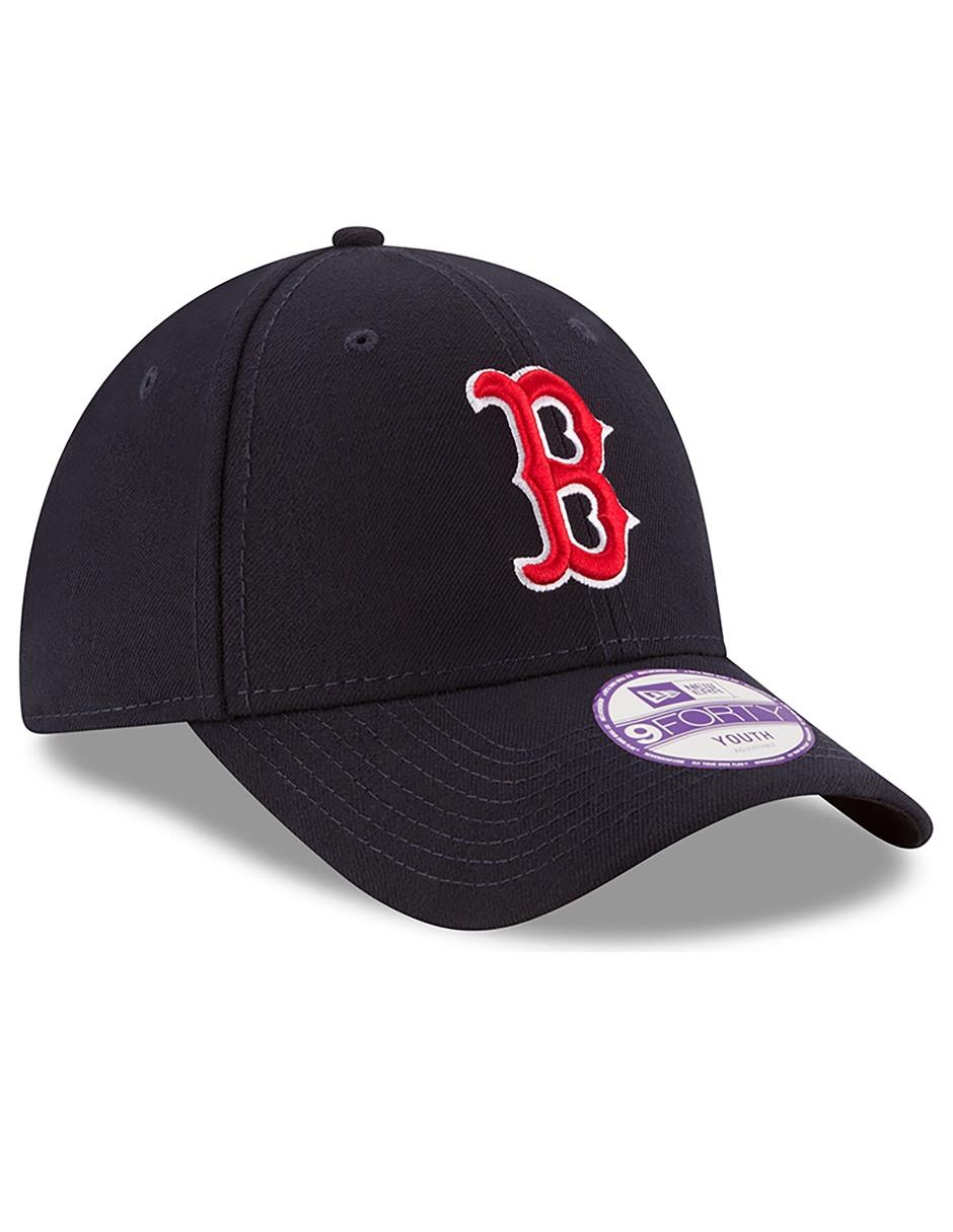 Gorra visera curva velcro infantil Red Sox