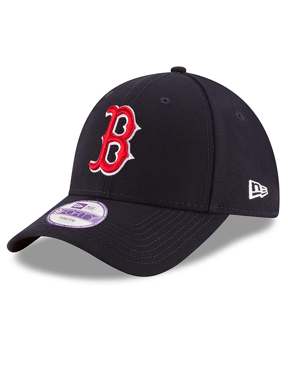 Gorra visera curva velcro infantil Red Sox 4