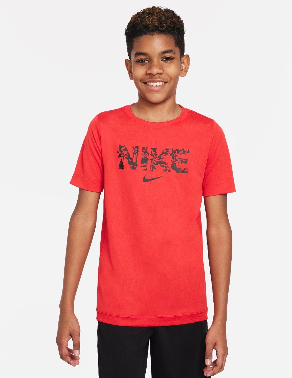 Por encima de la cabeza y el hombro Horror bolígrafo Playera deportiva Nike para niño | Liverpool.com.mx