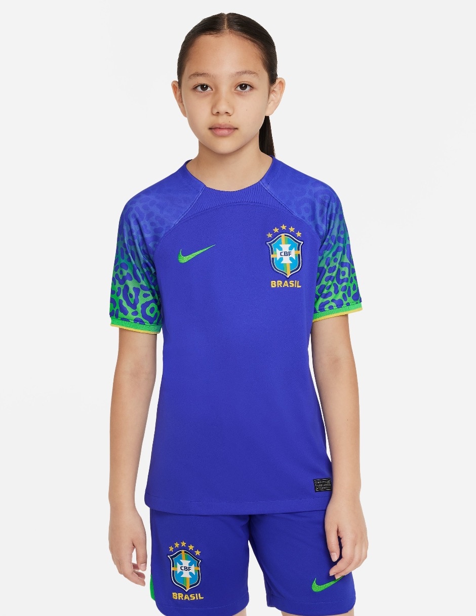 Brazil 2022/23 Stadium Away Men's Nike Dri-FIT Soccer Jersey.