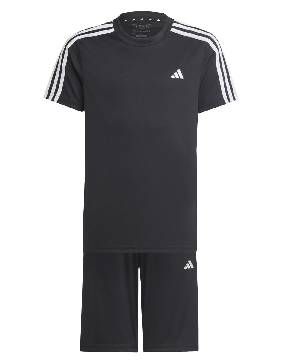 Conjunto pants capri slim ADIDAS con el stico para ni o