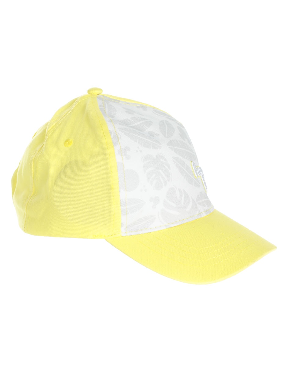 Gorra con visera semicurva velcro Mickey Mouse infantil