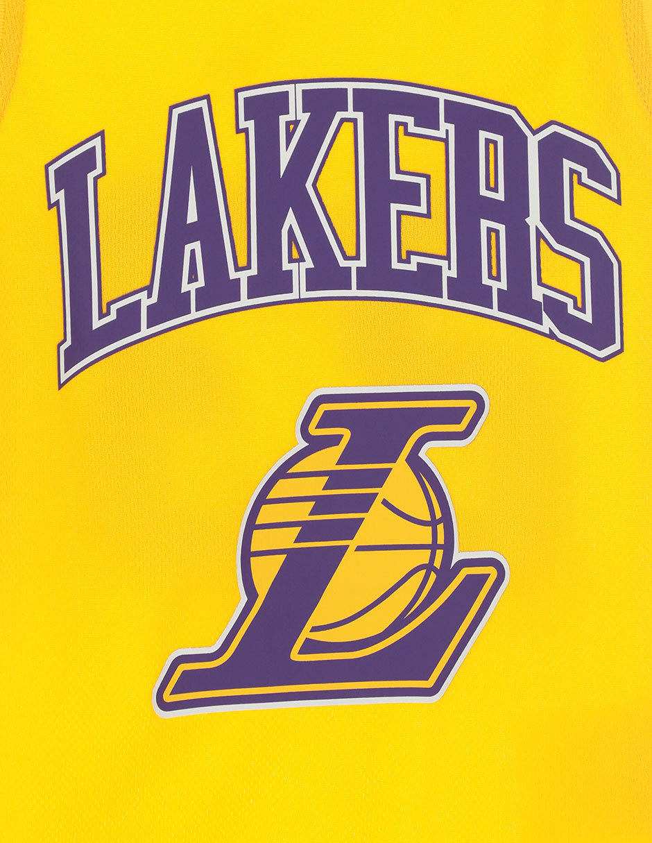 Jersey de Los Angeles Lakers visitante de LeBron James  jugador para niño 3