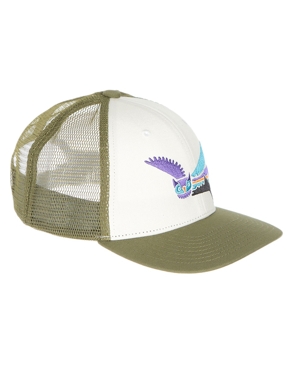 Gorra con visera curva snapback para campismo infantil