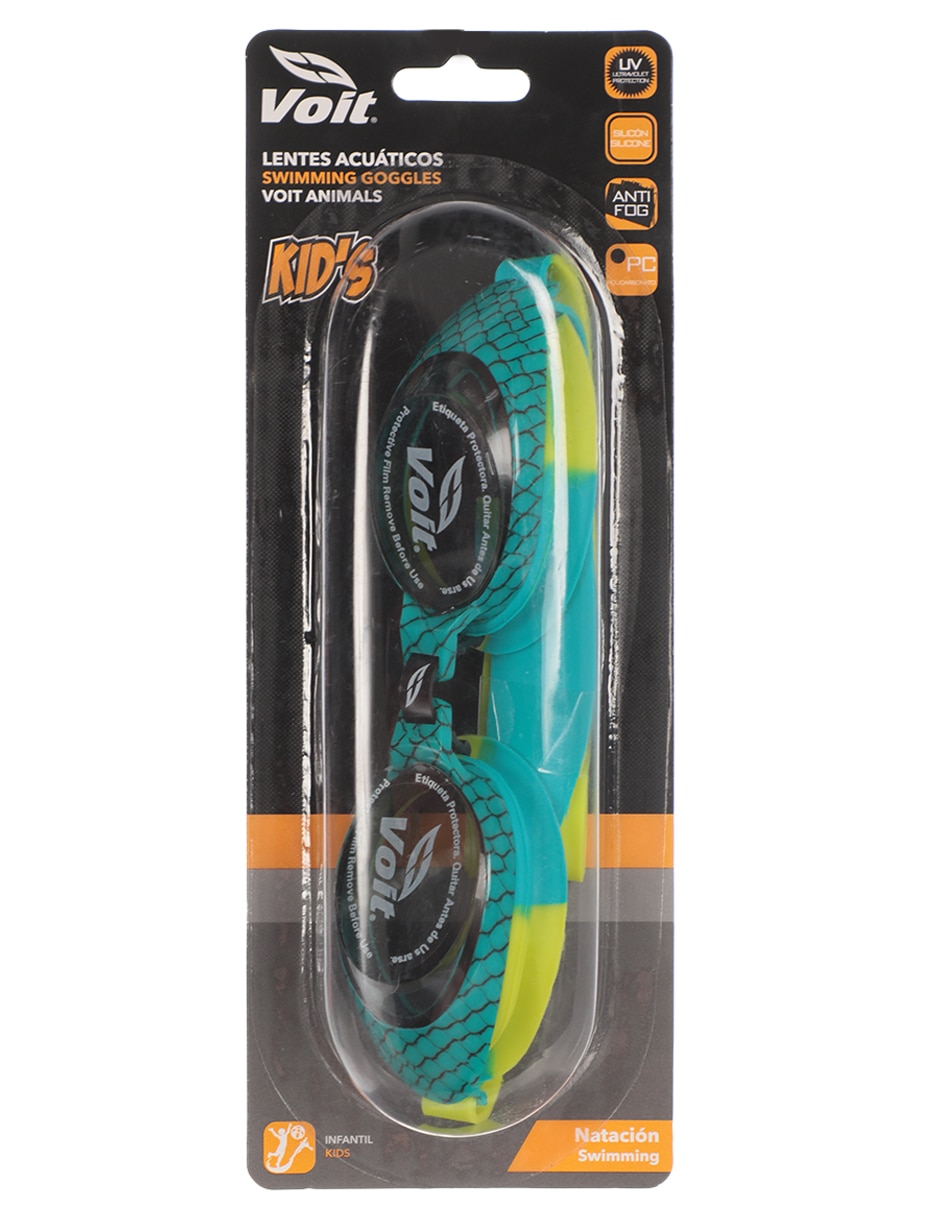 Goggles de puente intercambiable para natación de infantil niño