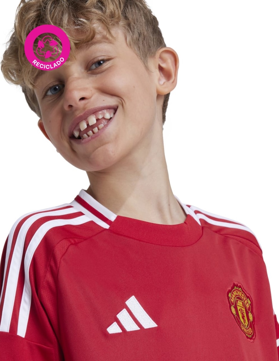 Jersey de Manchester United tercer equipo manga corta   para niño 4