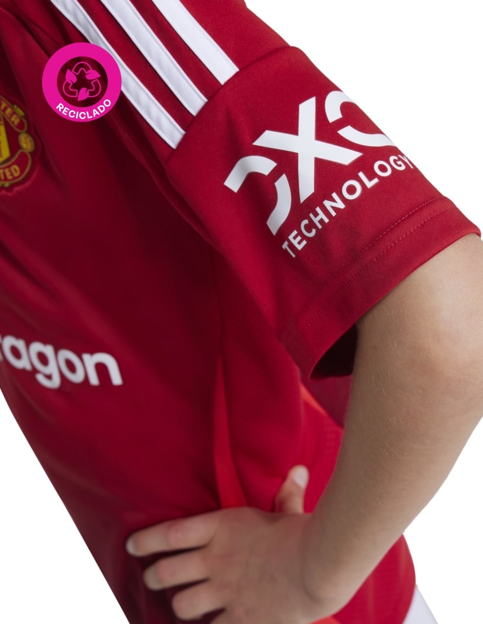 Jersey de Manchester United tercer equipo manga corta   para niño 5