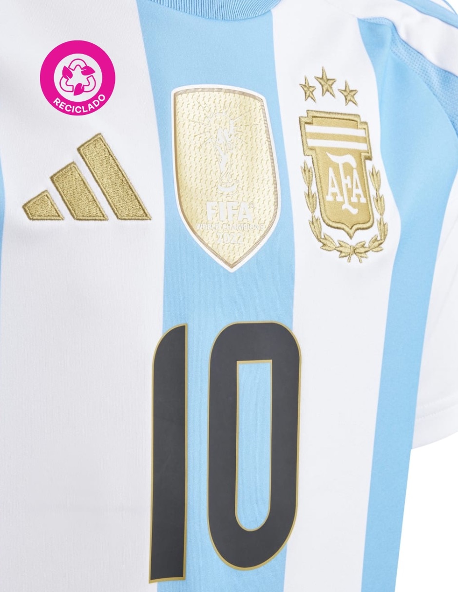 Jersey de tercer equipo de Lionel Messi manga corta  para niño 3