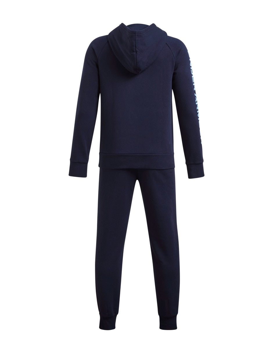 Conjunto deportivo ua rival fleece suitblu para niño 2