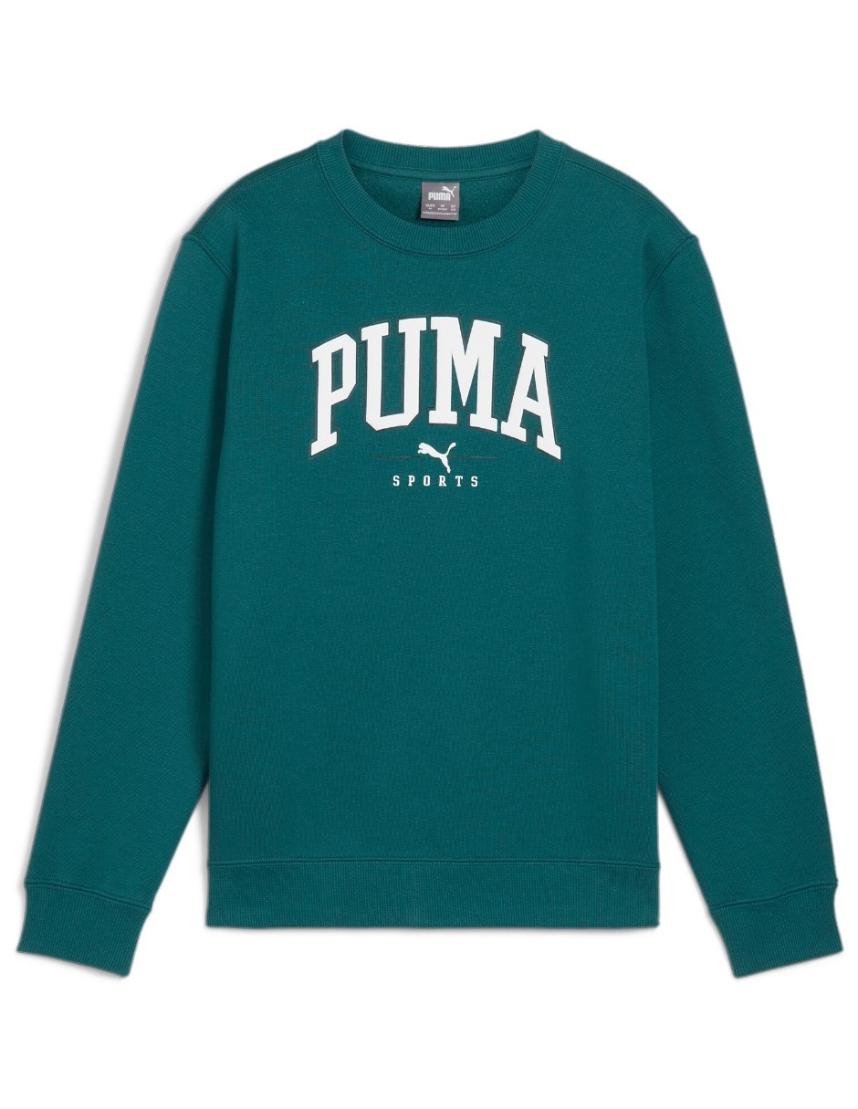 Puma Sudadera Squad Verde 15 16 Years Nino