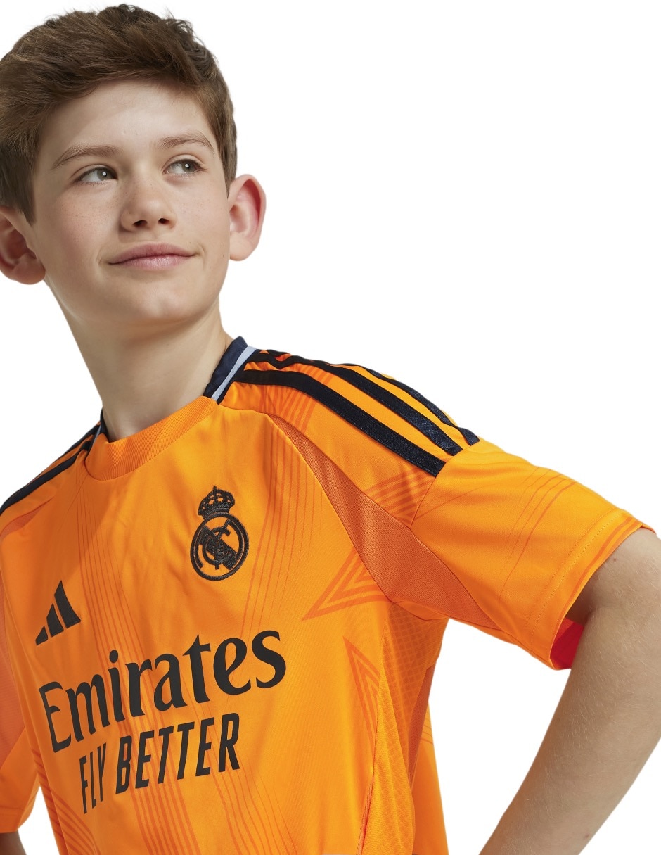 Jersey de Real Madrid Club de Fútbol visitante manga corta   para niño 6
