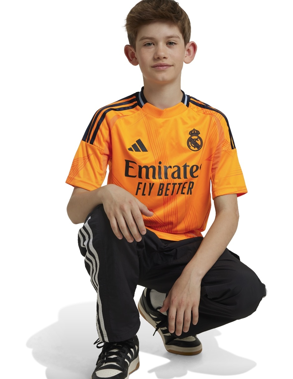 Jersey de Real Madrid Club de Fútbol visitante manga corta   para niño 7