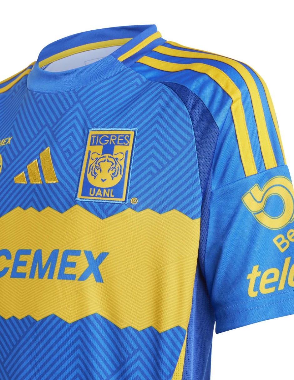 Jersey de Tigres UANL visitante manga corta   para niño 3