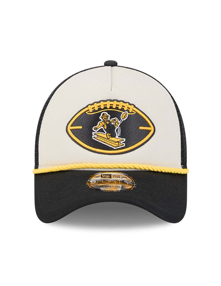 Gorra con visera curva snapback para fútbol americano Nfl Pittsburgh Steelers infantil 5
