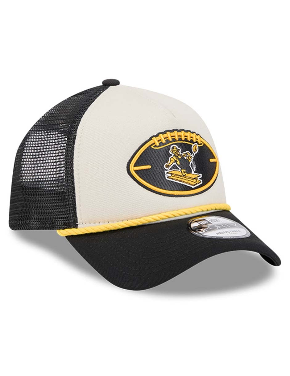 Gorra con visera curva snapback para fútbol americano Nfl Pittsburgh Steelers infantil 6