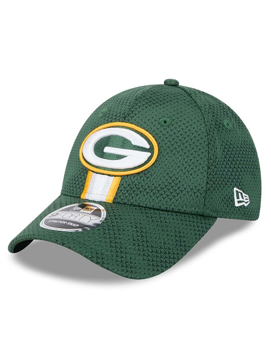 Gorra con visera curva correa ajustable para fútbol americano Nfl Green Bay Packers infantil 1