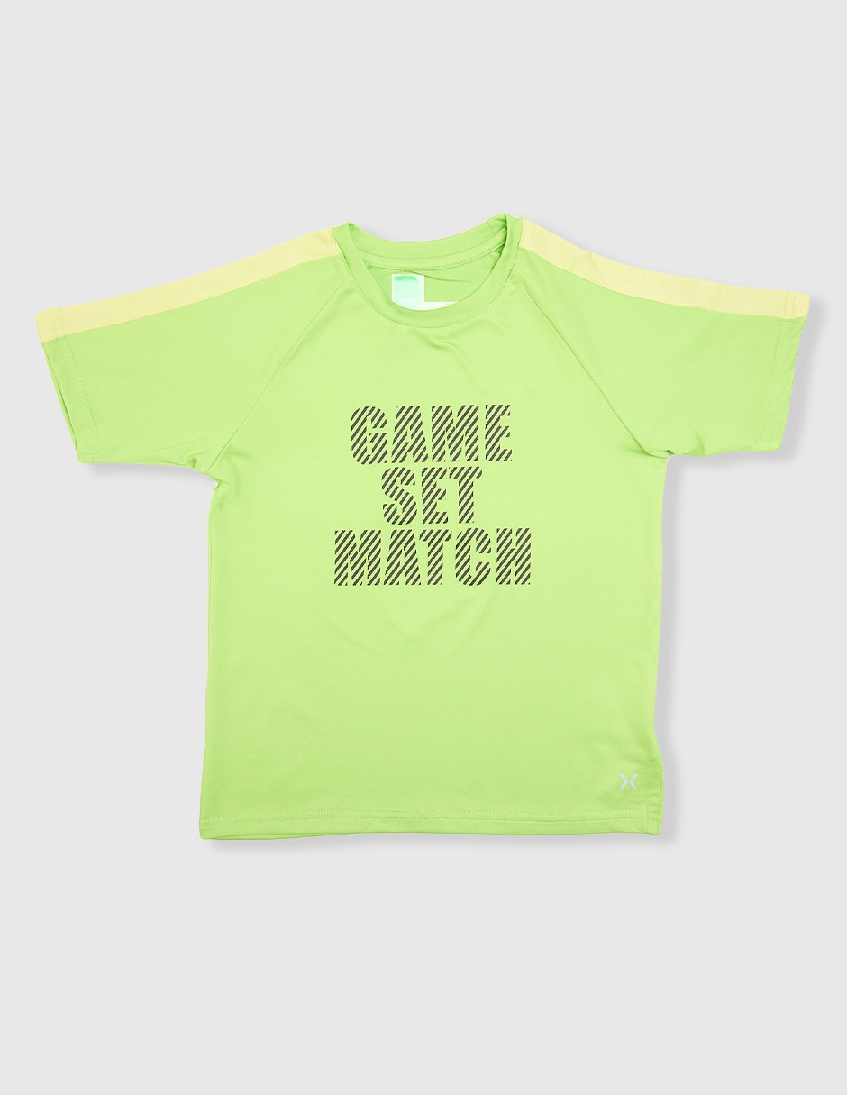 Playera deportiva para entrenamiento de niño
