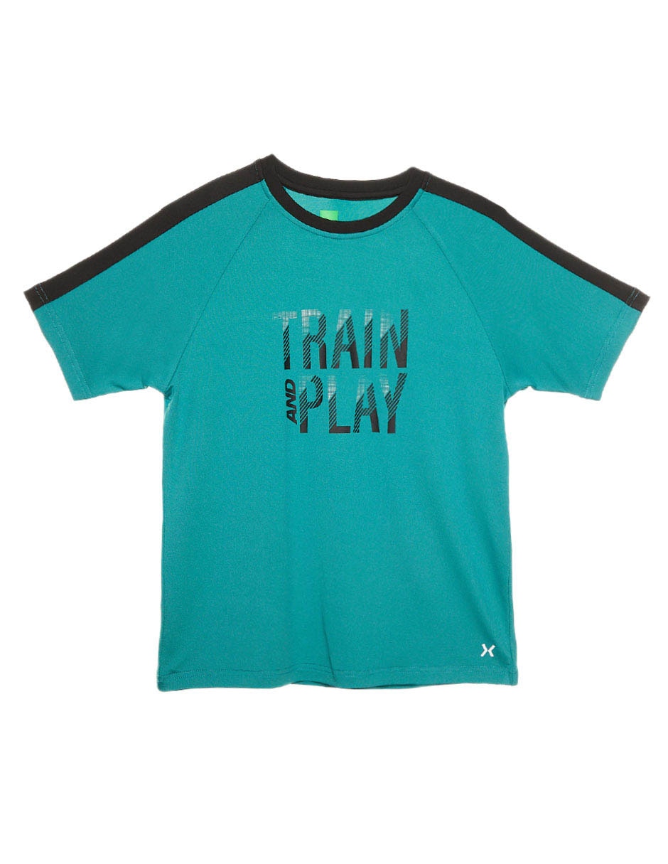 Playera deportiva para entrenamiento de niño